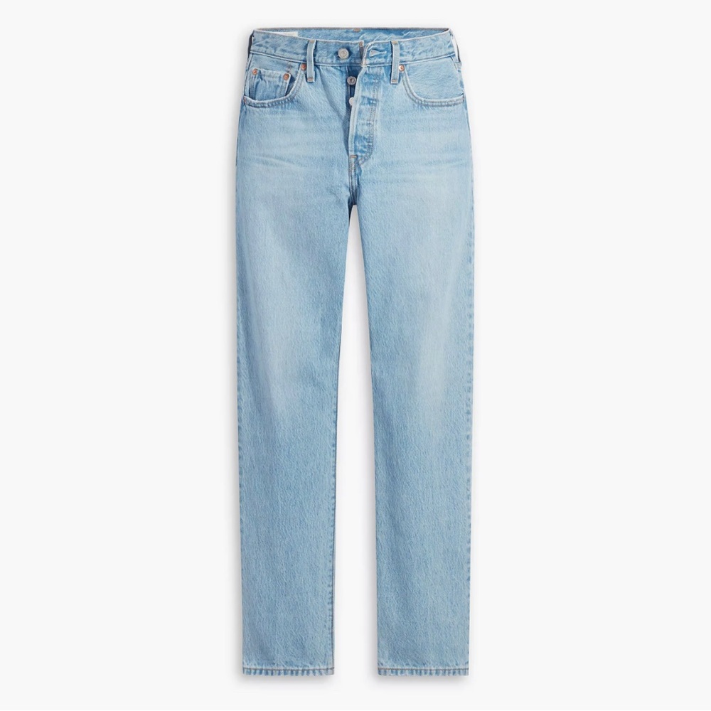 Levis high rise straight leg jeans